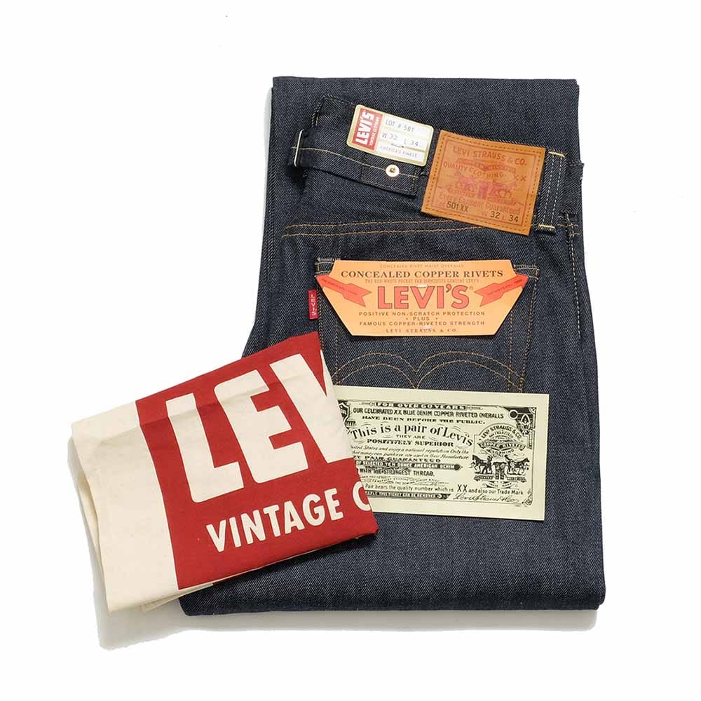 Levi's Vintage Clothing 501XX with leather patch