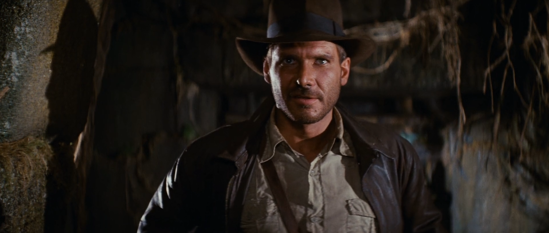 Harrison Ford as Indiana Jones in Raiders of the Lost Ark (1981)