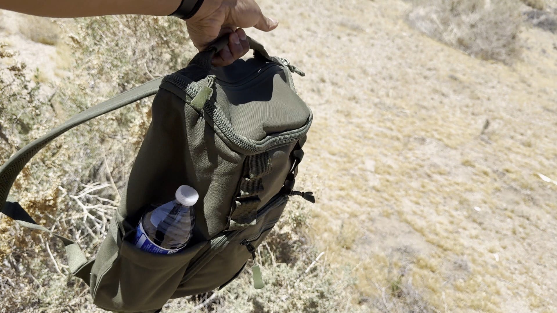 KNKG's Mini Backpack is a versatile gym bag that travels well too