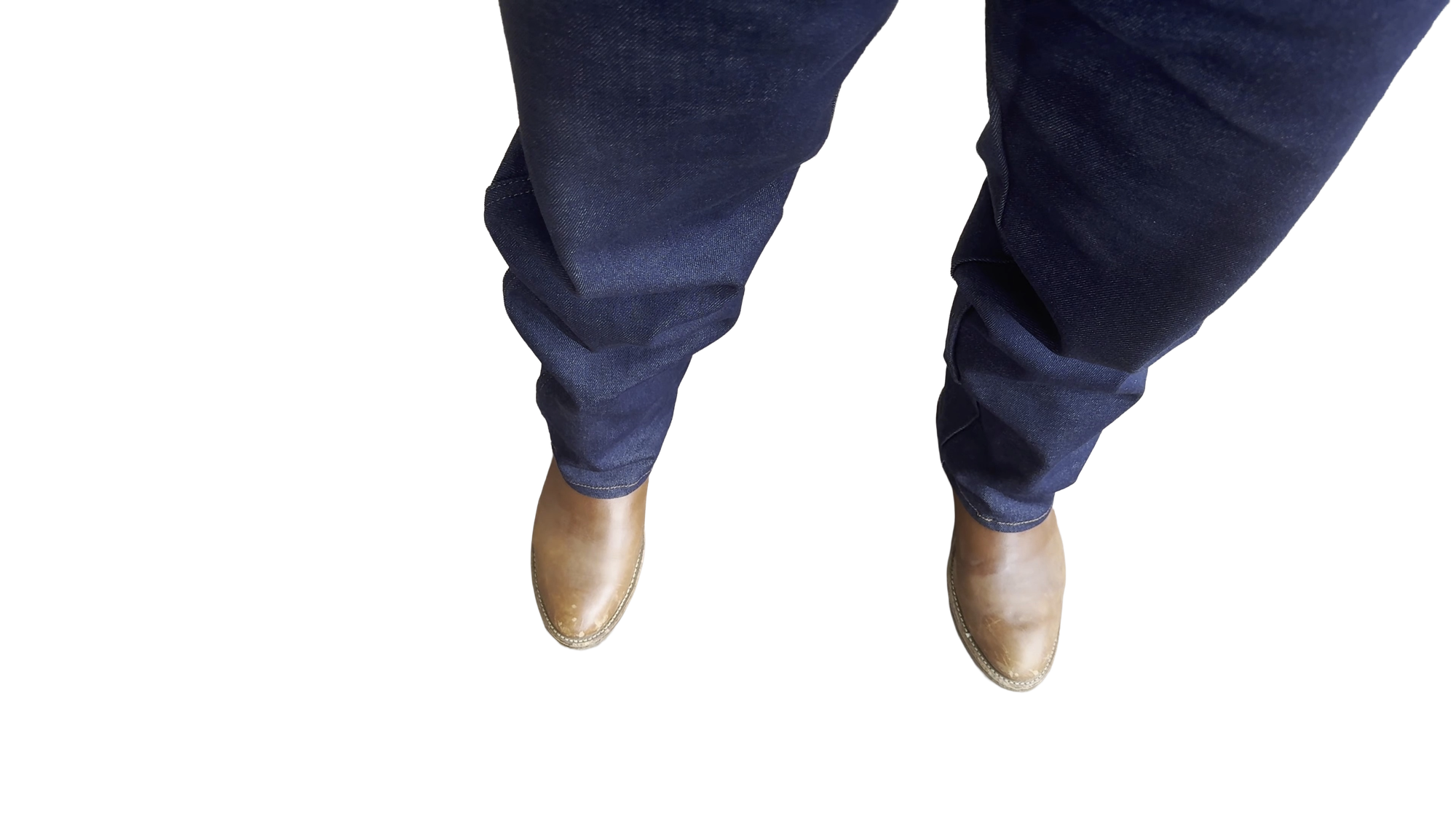 Wearing roper boots with Rustler regular boot cut jeans