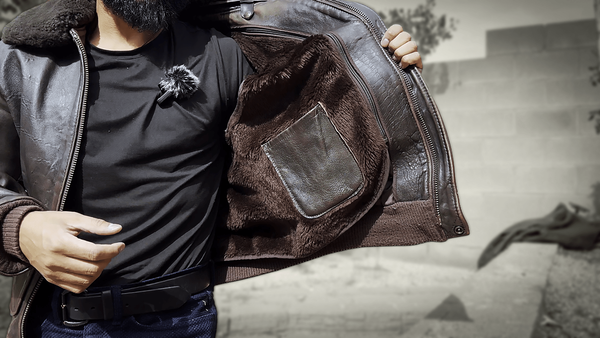 I washed a leather jacket to shrink it — Schott Bomber